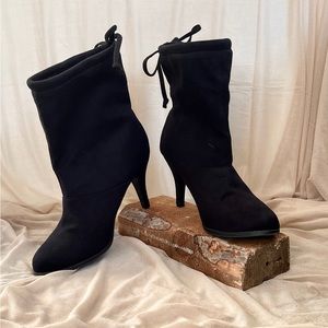 Black Suede Ankle Boots